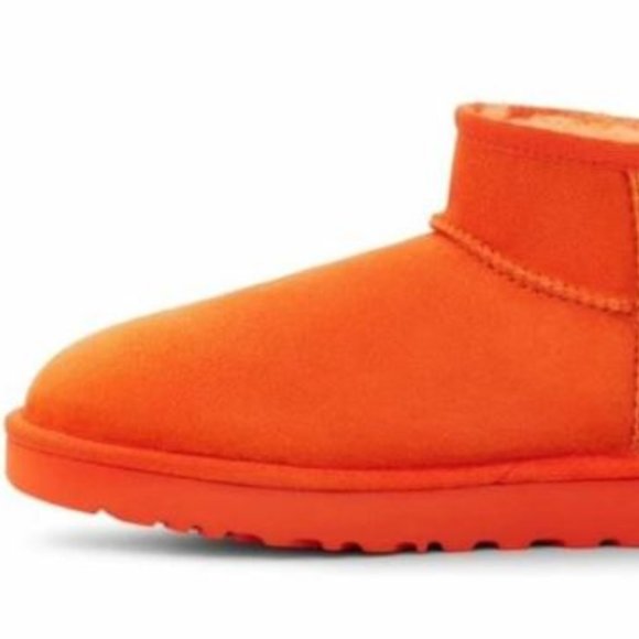 UGG Womens Classic Ultra Mini Ankle Boot - Picture 1 of 8